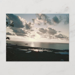 Monterosso Cinque zonsondergang Briefkaart