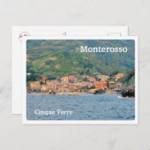 MONTEROSSO - Italië CINQUE TERRE - uitzichten van  Briefkaart (Voorkant / Achterkant)