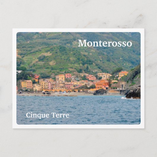 MONTEROSSO - Italië CINQUE TERRE - uitzichten van  Briefkaart (Voorkant)