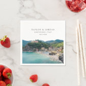 Monterosso Italië Trouwpapier Cocktail servet (Insitu)