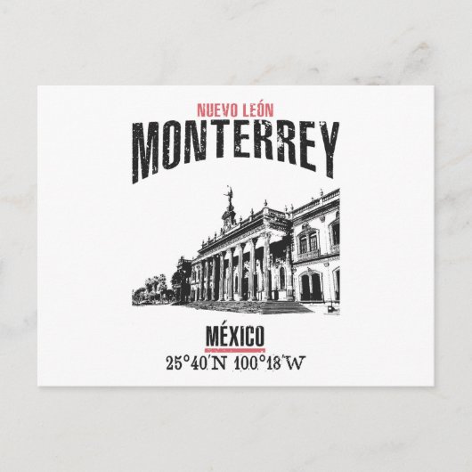 Monterrey Briefkaart (Voorkant)