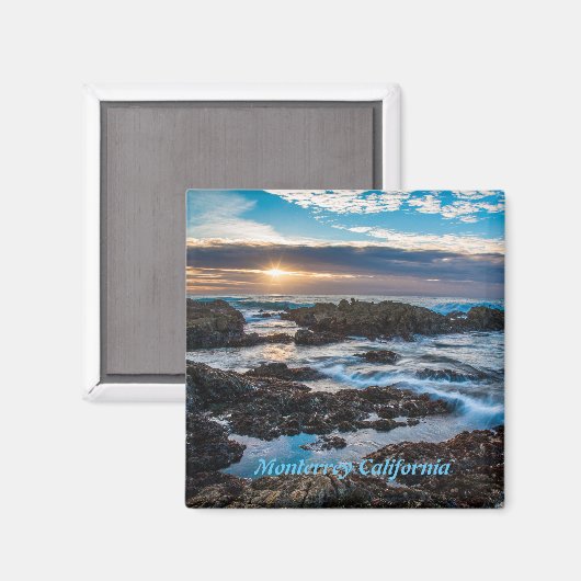 Monterrey Californië Magneet (Voorkant / Achterkant)