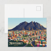 Monterrey Mexico Briefkaart (Voorkant / Achterkant)