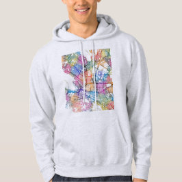 Monterrey Mexico City Kaart Hoodie