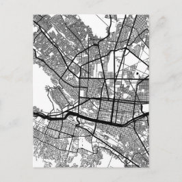 Monterrey Mexico City Map Briefkaart