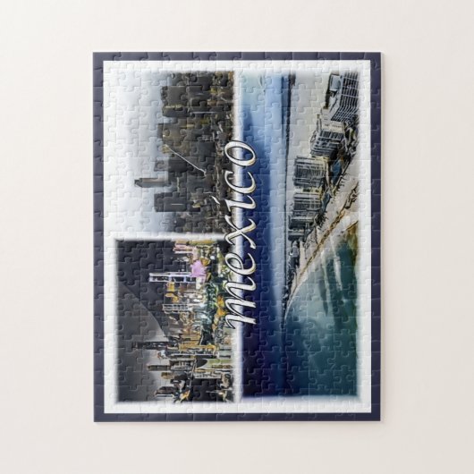 Monterrey - Mexico - Mozaïek - Legpuzzel (Verticaal)