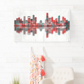 Monterrey Mexico Skyline Spandoek (Insitu)