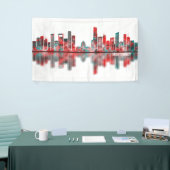 Monterrey Mexico Skyline Spandoek (Beurs)