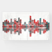 Monterrey Mexico Skyline Spandoek (Horizontaal)
