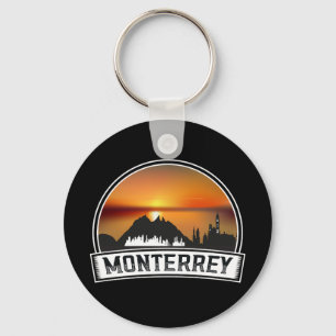 Monterrey Mexico Sunset Cityscape Sleutelhanger