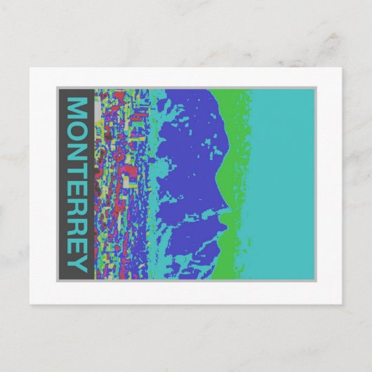Monterrey, MX, Travel poster, Briefkaart- stijl Briefkaart (Voorkant)