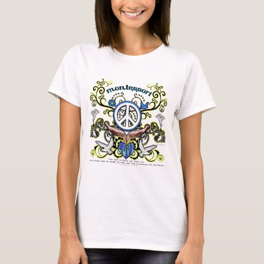 Montesori Peace T-shirt (Voorkant)