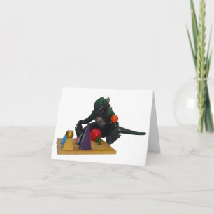 Montessaurus- en Grammar Solids Note Card Kaart