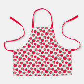 Montessori aardbei Schort voor kinderen (Voorkant)