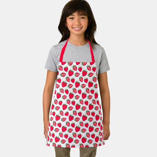 Montessori aardbei Schort voor kinderen (Insitu)