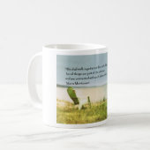 Montessori Beach Scene Quote Koffiemok (Voorkant links)