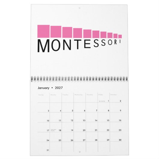 Montessori Calendar- en Art-Prints Kalender (Jan 2027)