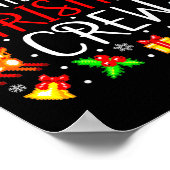 Montessori Christmas Crew Matching Xmas  Poster (Hoek)