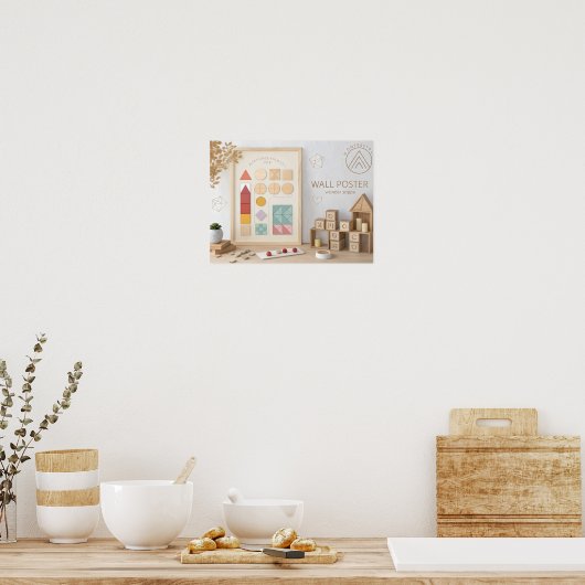 Montessori Cognitive Development Poster  (Keuken)