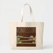 Montessori for Teacher Montessori Education Grote Tote Bag (Voorkant)