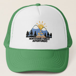Montessori Forest Adventurers Logo Trucker hoed Pet