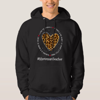 Montessori-leraar administrateur-waardeweek terug hoodie