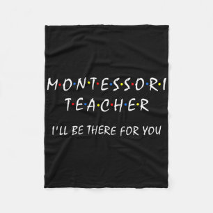 Montessori Leraar Ik Zal Er Voor Jou Zijn Funny Mo Fleece Deken