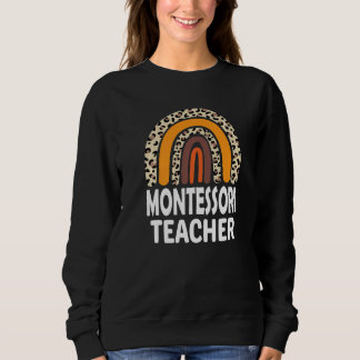 Montessori Leraar Luipaard Regenboog Waardering Te Trui