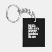 Montessori-leraar Sleutelhanger (Voorkant Links)