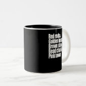 Montessori-leraar Tweekleurige Koffiemok (Voorkant rechts)