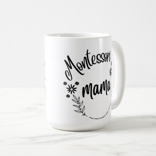 Montessori mama koffiemok (Voorkant rechts)