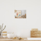 Montessori Poster over Cognitieve Ontwikkeling  (Keuken)
