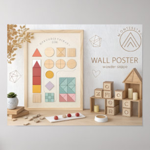 Montessori Poster over Cognitieve Ontwikkeling