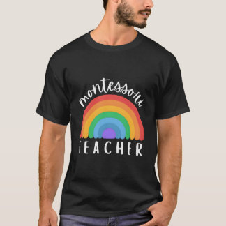 Montessori Regenboog Voor Montessori Leerkracht Mo T-shirt