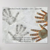 Montessori Sensorial Hands Quote Keepomwille Poster (Voorkant)