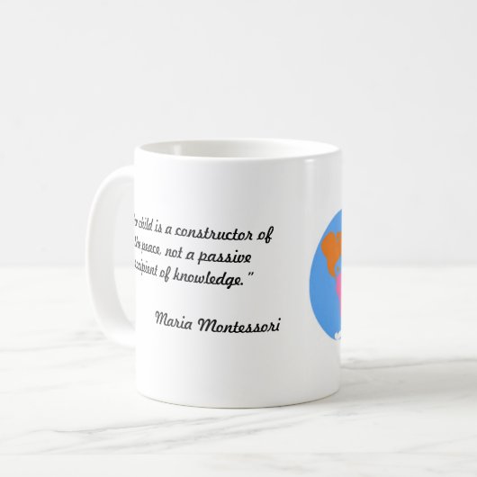 Montessori World Peace Mok (Voorkant links)