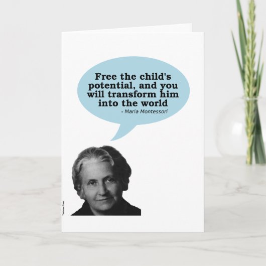 montessoricitaat van Maria Kaart (Voorkant)
