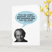 montessoricitaat van Maria Kaart (Gele Bloem)