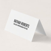 Monteur aan het werk in de auto | Automatische rep Visitekaartje (Achterkant)