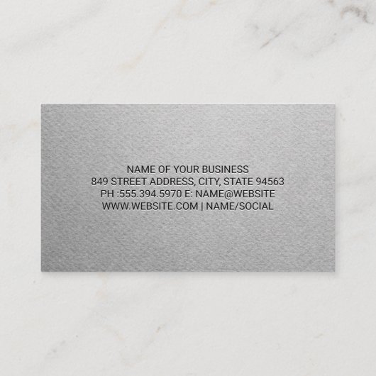 Monteur | Auto Autologo Visitekaartje (Achterkant)