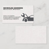 monteur | autoservice visitekaartje (Voorkant / Achterkant)