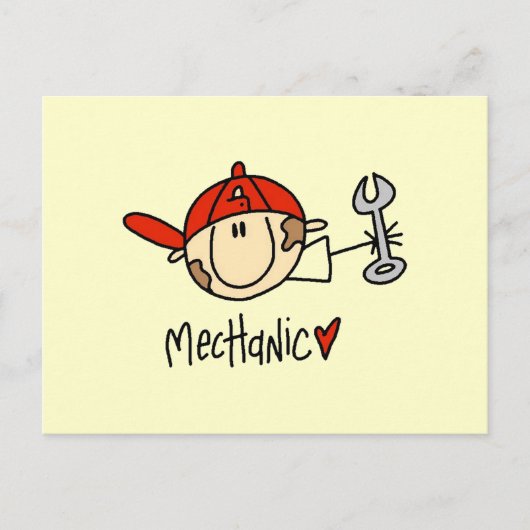 Monteur Briefkaart (Voorkant)