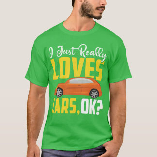 Monteur die slogan zegt Ik hou gewoon echt van aut T-shirt