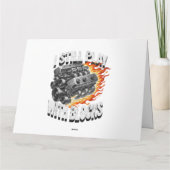  monteur Garage Car Engine Ik speel nog steeds Wi Kaart (Achterkant)