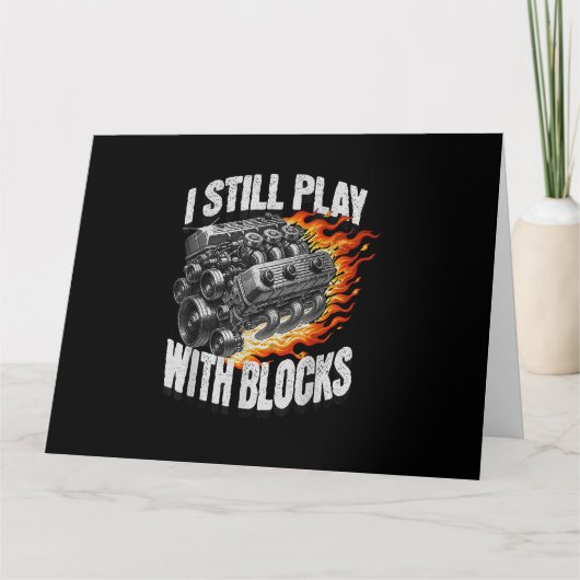  monteur Garage Car Engine Ik speel nog steeds Wi Kaart (Voorkant)