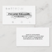 monteur | ingenieur | Auto Diagram Visitekaartje (Voorkant / Achterkant)