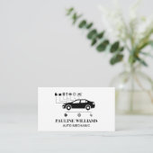 Monteur | Ingenieur | Auto Diagram Visitekaartje (Staand voorkant)