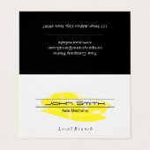 Monteur | Ingenieur | Auto Logo Visitekaartje (Buitenkant ongevouwen)