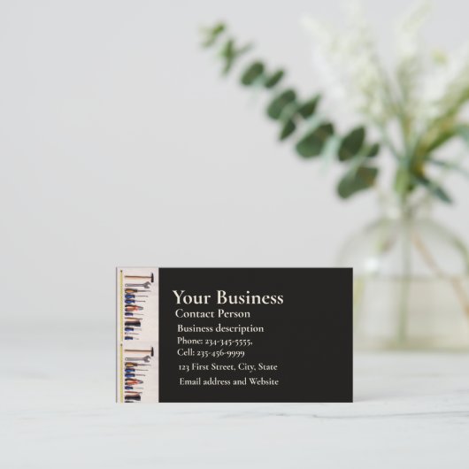 Monteur, Ingenieur, Fix-it Handyman Slotenmaker Bu Visitekaartje (Staand voorkant)