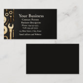 Monteur, Ingenieur, Fix-it Handyman Visitekaartje (Voorkant / Achterkant)